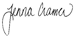 Jenna Cramer signature